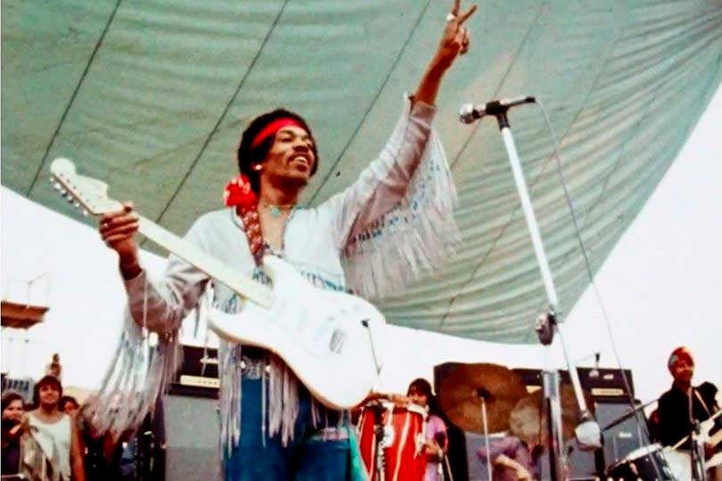 Jimmy Hendrix Woodstock 1969