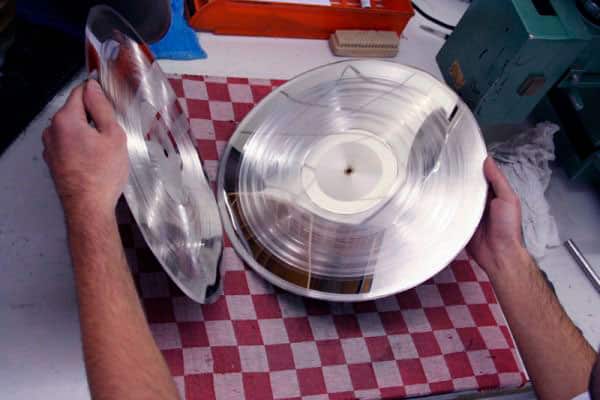 Proceso de fabricación de un disco de vinilo