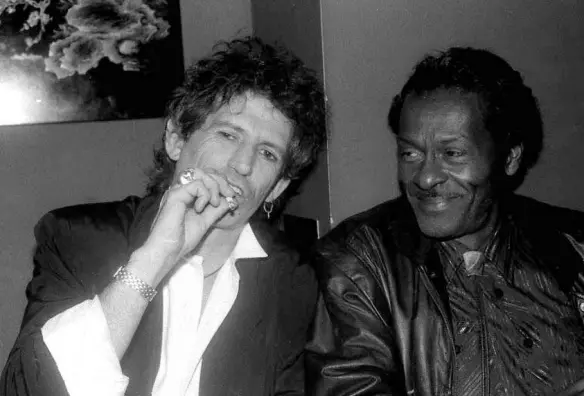Keith Richards y Chuck Berry
